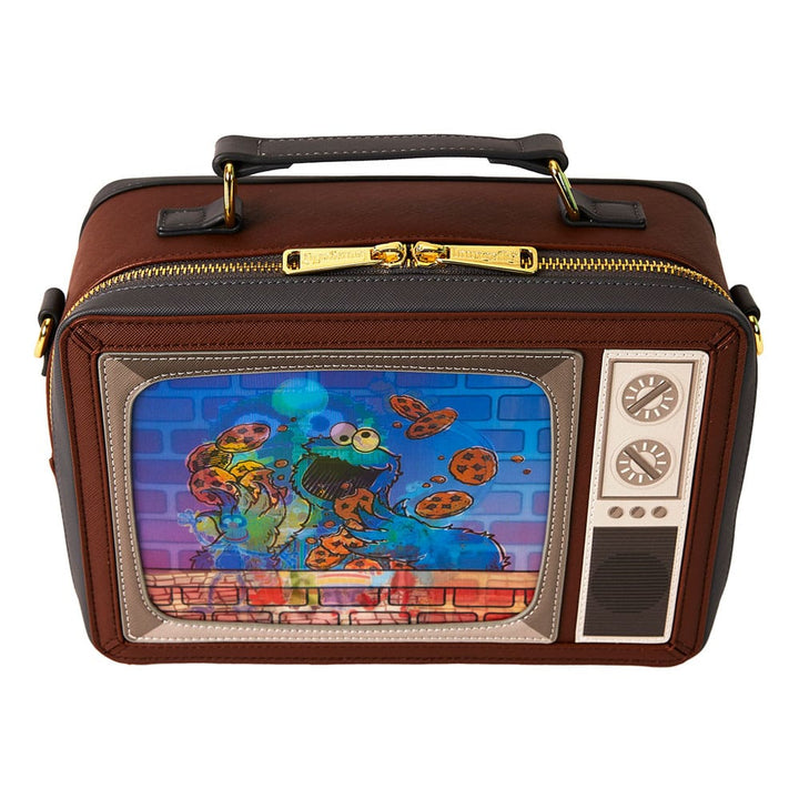 Loungefly Sesame Street Lenticular Retro TV Crossbody Bag