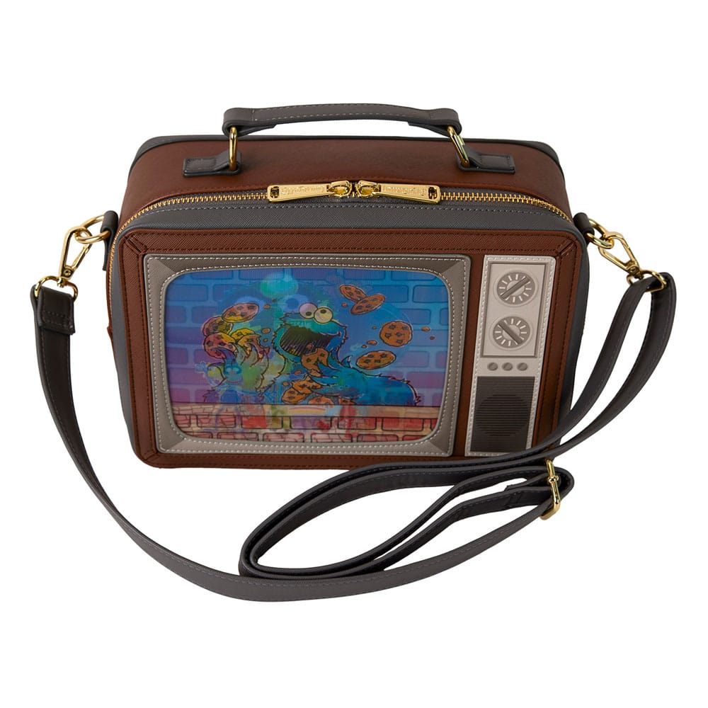 Loungefly Sesame Street Lenticular Retro TV Crossbody Bag