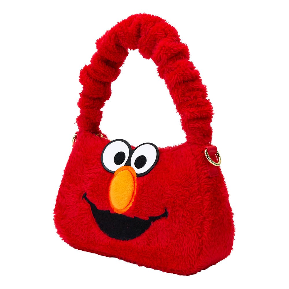 Loungefly Sesame Street Elmo Plush Crossbody Bag