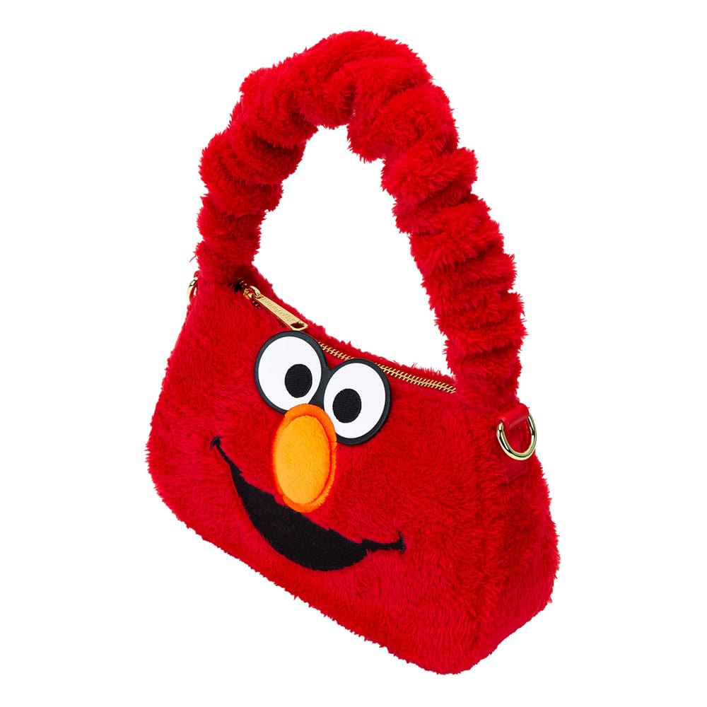 Loungefly Sesame Street Elmo Plush Crossbody Bag