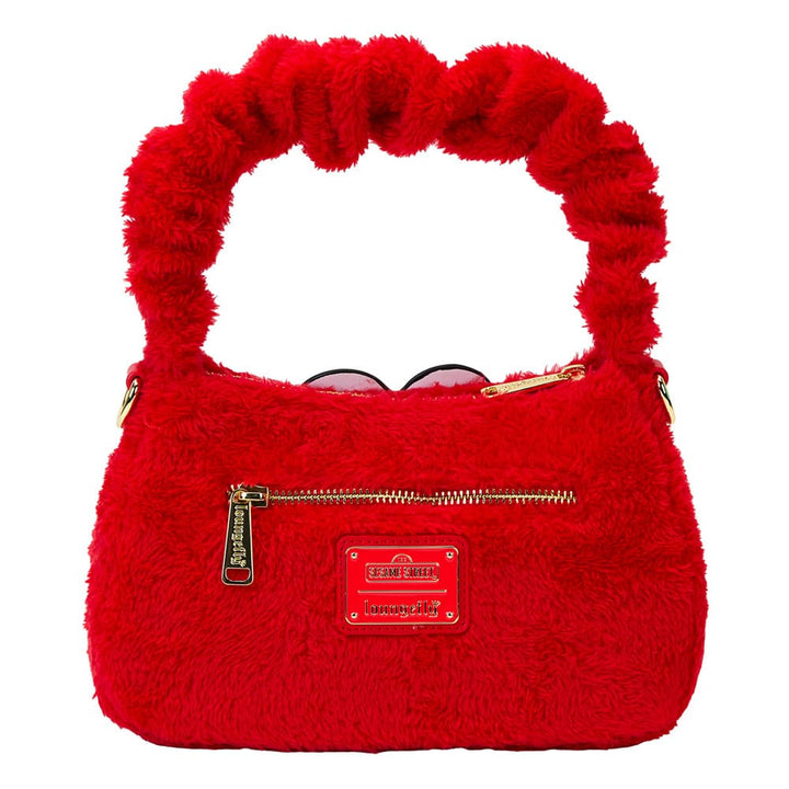 Loungefly Sesame Street Elmo Plush Crossbody Bag