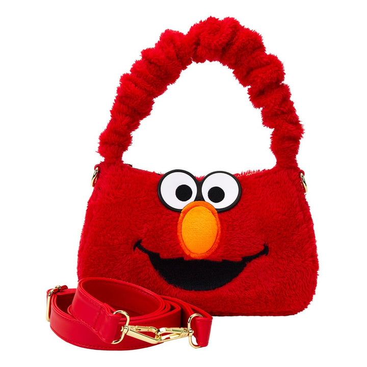 Loungefly Sesame Street Elmo Plush Crossbody Bag