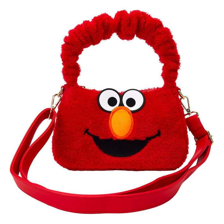 Loungefly Sesame Street Elmo Plush Crossbody Bag