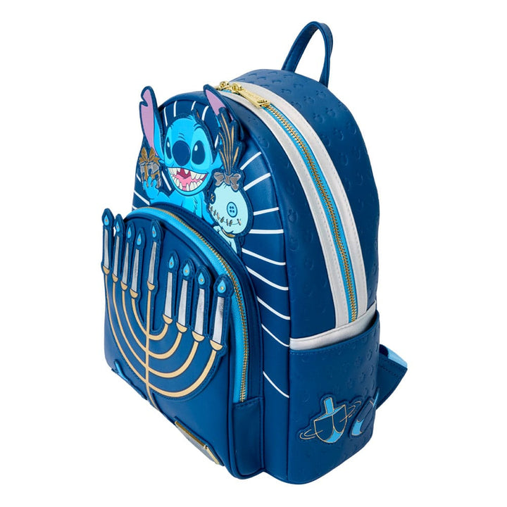 Loungefly Stitch Hanukkah Menorah Light Up Mini Backpack