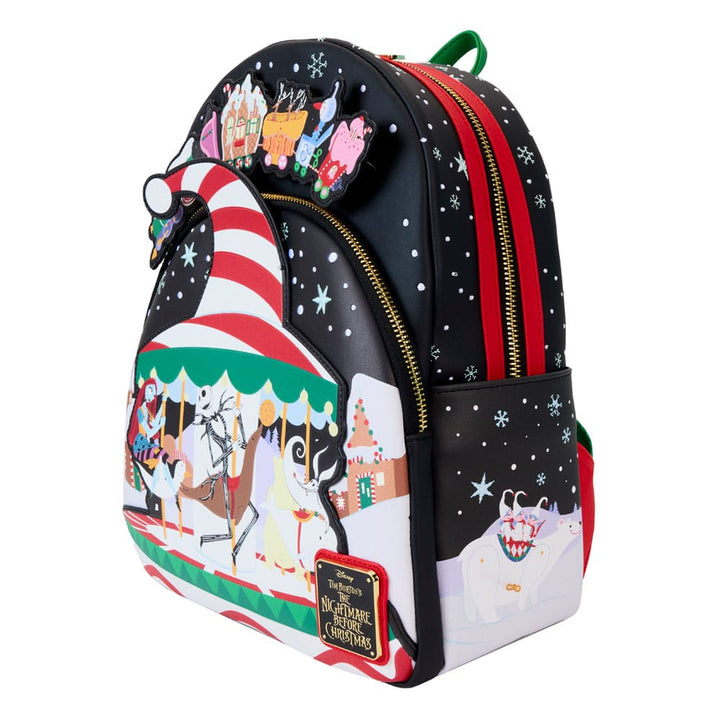 Loungefly Disney The Nightmare Before Christmas Town Mini Backpack