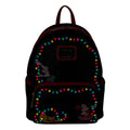 Loungefly Mickey & Friends Christmas Light Decorations Light Up Mini Backpack, alternate view