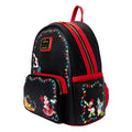 Loungefly Mickey & Friends Christmas Light Decorations Light Up Mini Backpack, side angle