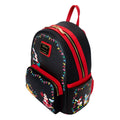 Loungefly Mickey & Friends Christmas Light Decorations Light Up Mini Backpack, close-up detail