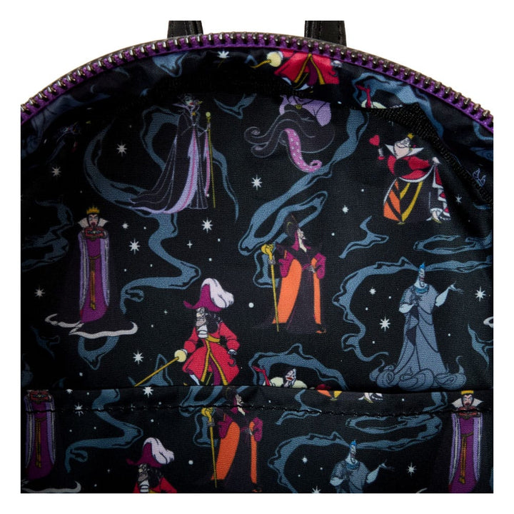 Loungefly Disney Villians Iridescent Mini Backpack