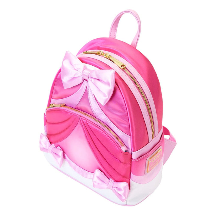 Loungefly Disney Cinderella 75th Anniversary Pink Bow Mini Backpack