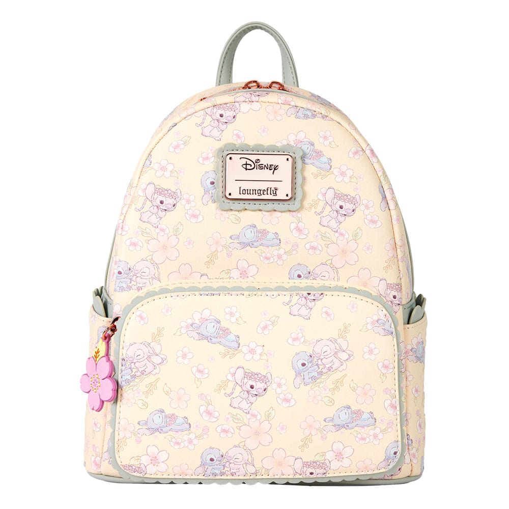 Loungefly Stitch Disney Cute Stitch Cherry Blossom Mini Backpack