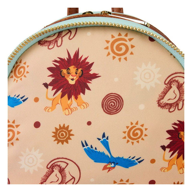 Loungefly Disney The Lion King I Just Can't Wait To Be King Mini Backpack, rear view