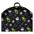 Loungefly Disney Nightmare Before Christmas Jack Skell Full Sized Backpack, close-up detail