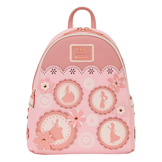 Loungefly - Disney Princess Stained Glass Floral Lace Mini Backpack