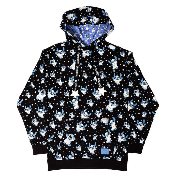 Funko Stitch Lilo & Stitch Loungefly Hooded Jacket Ghost Size S