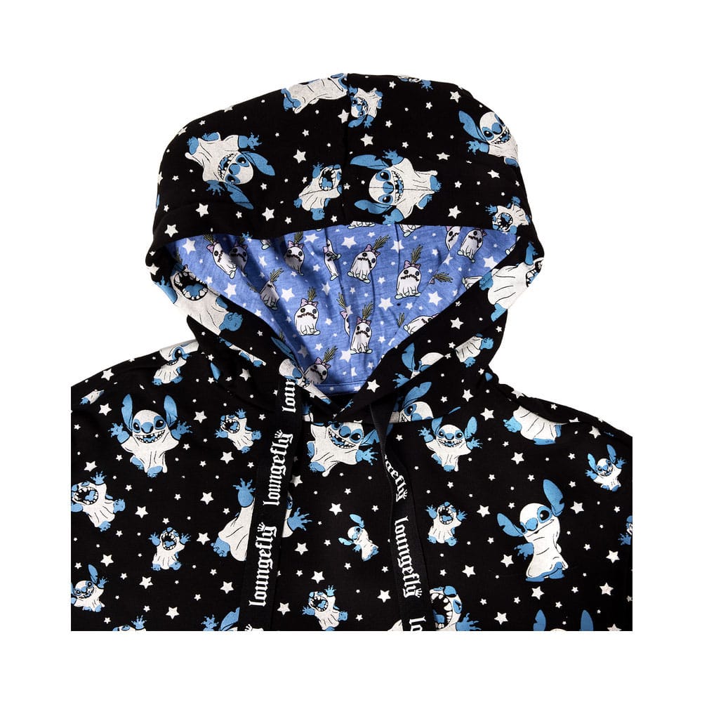 Funko Stitch Lilo & Stitch Loungefly Hooded Jacket Ghost Size M