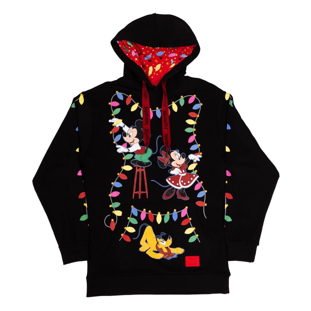 Disney Loungefly Mickey Light Up Decorations Hooded Jacket Size S