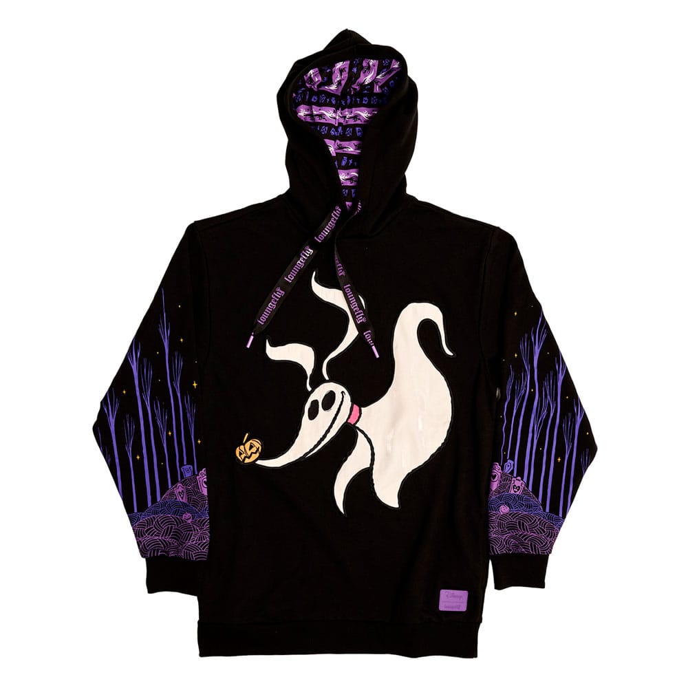 The Nightmare Before Christmas Zero Hearts Hoodie Sweater by Loungefly Size XL