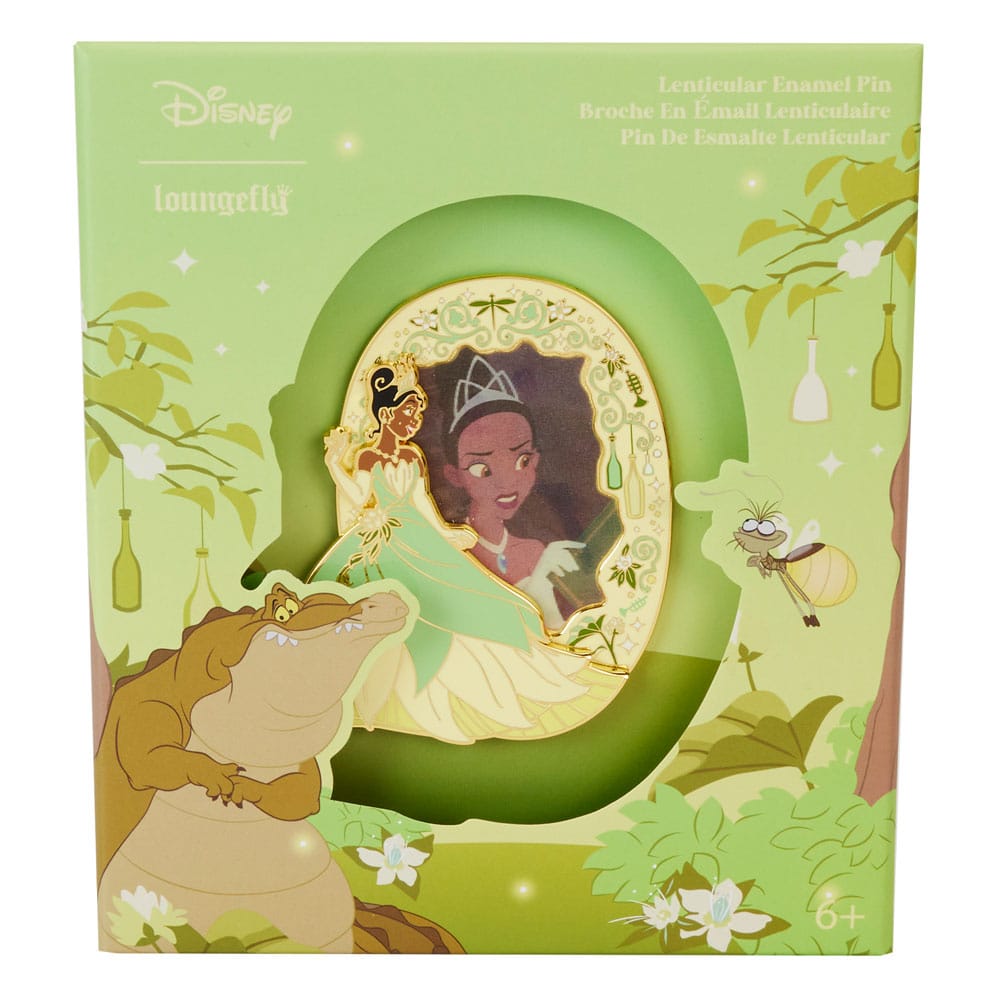 Disney Tiana Princess and the Frog Enamel Pin by Loungefly Collector Box Assortment 12 Pieces 8 cm