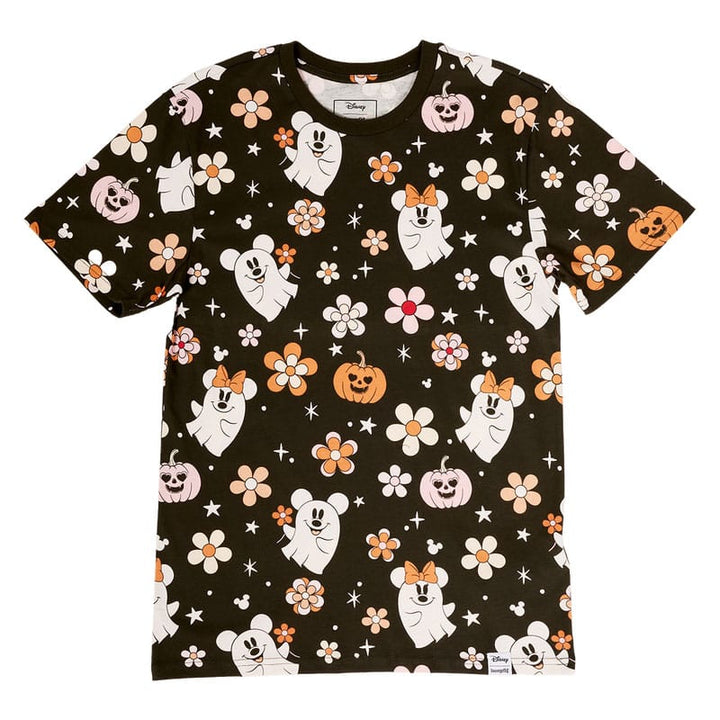 Disney Loungefly Mickey and Friends Halloween T Shirt Unisex Size L