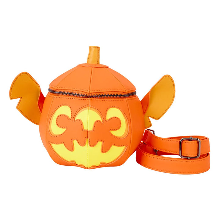 Loungefly Disney Stitch Figural Pumpkin Crossbody Bag