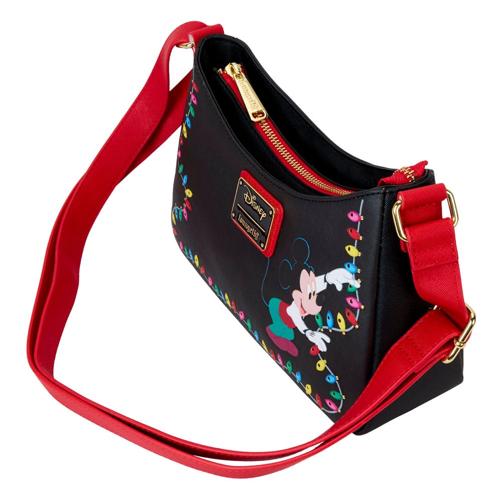 Loungefly Disney Mickey's Light Up Decorations Crossbody Bag