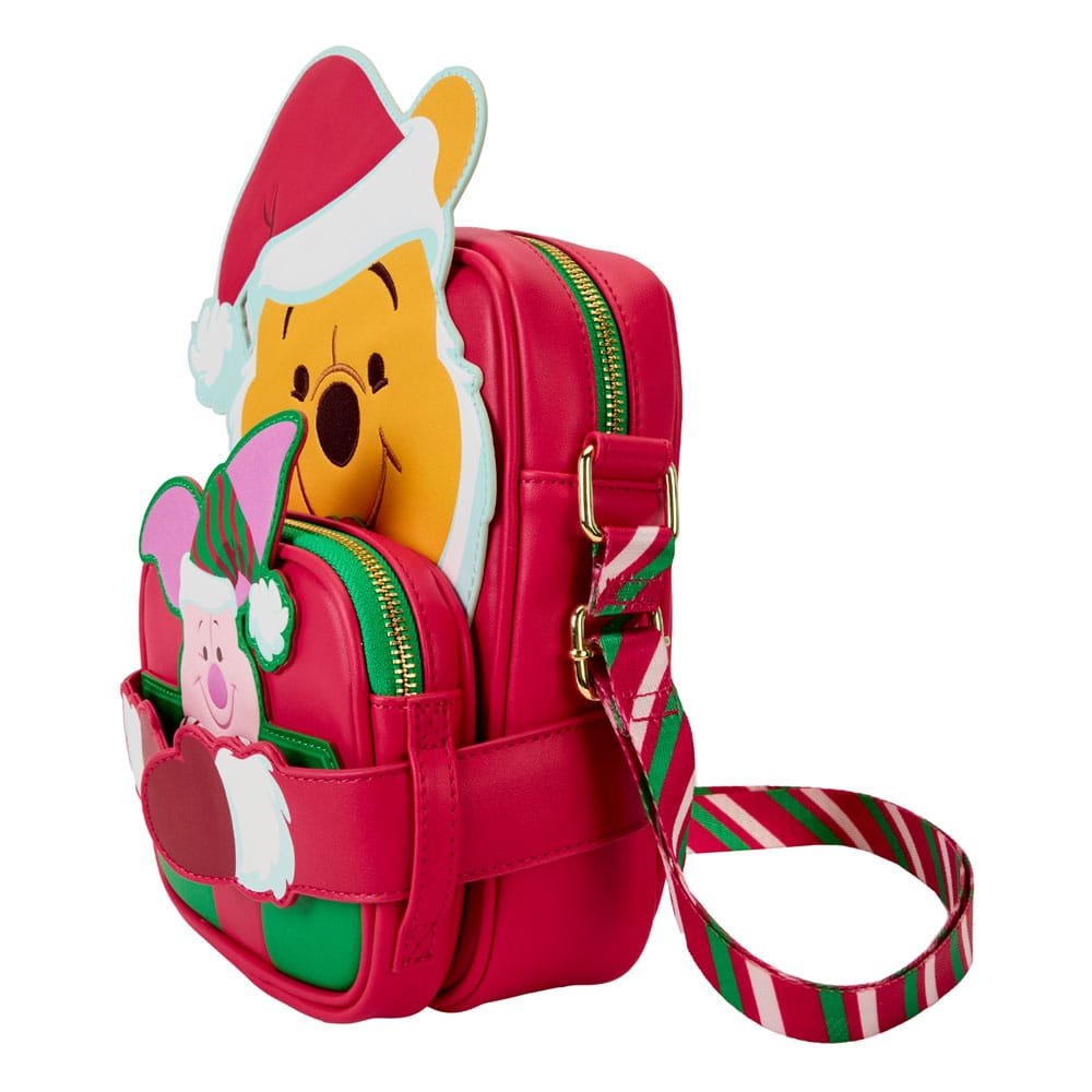 Loungefly Disney Winnie The Pooh Santa Pooh Crossbuddies Bag