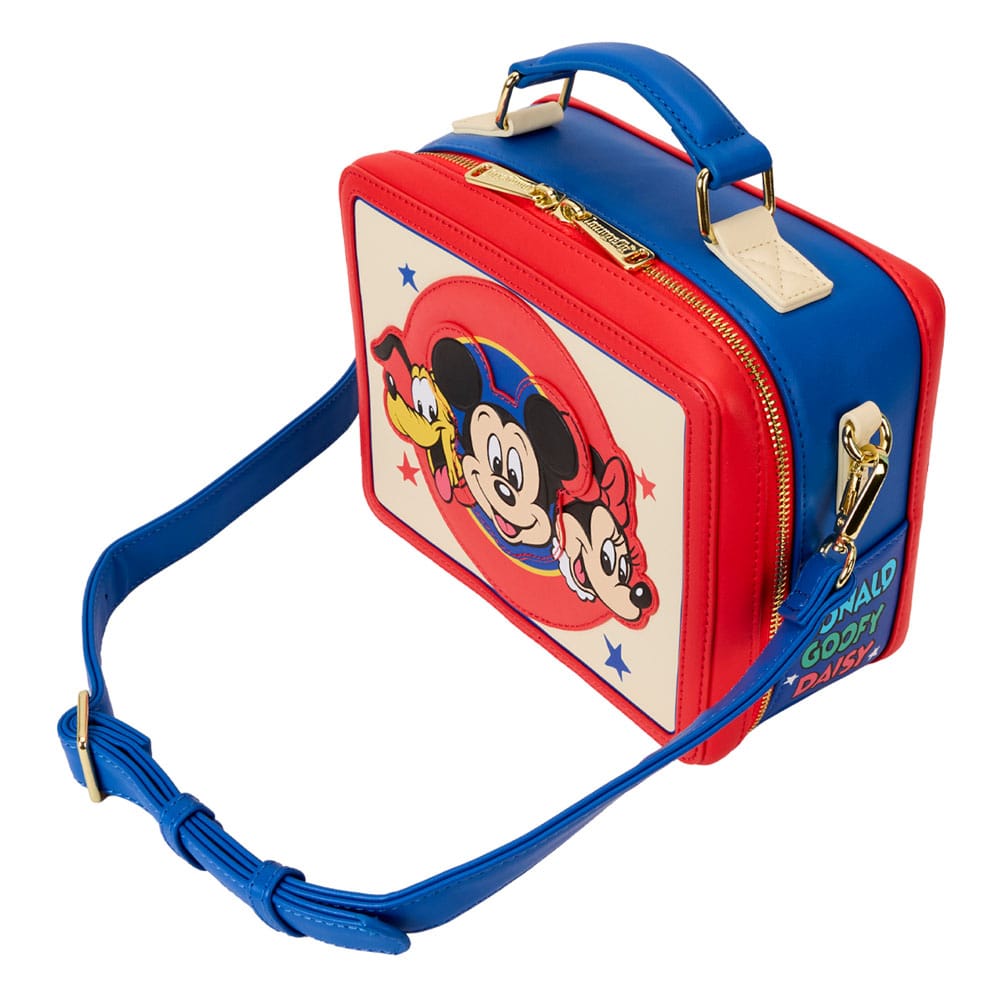 Mickey & Friends Classic Lunchbox Crossbody Loungefly Bag