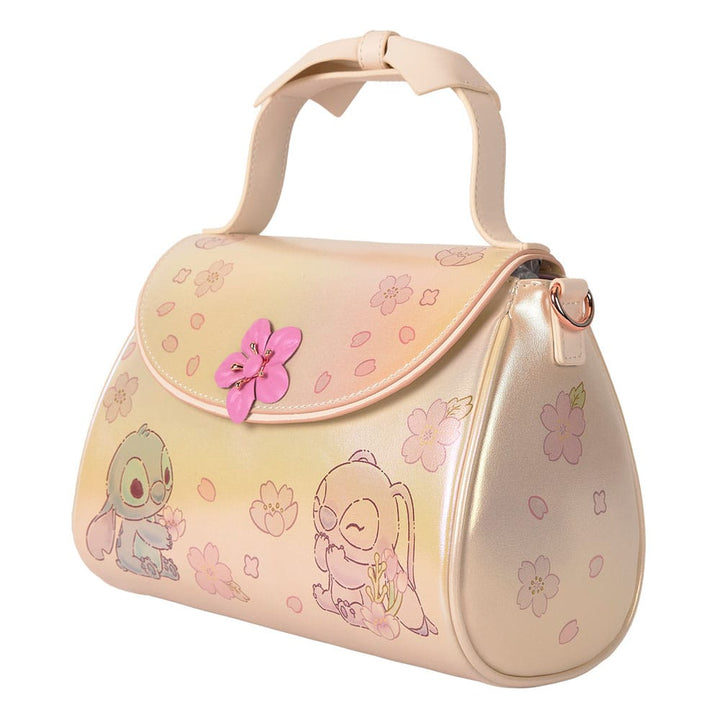 Loungefly Bow Handle Cute Stitch Crossbody Bag