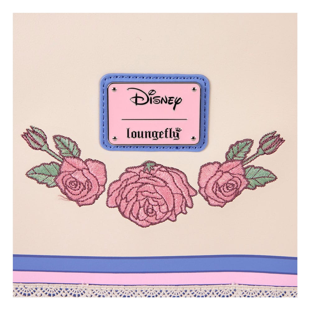 Disney Loungefly Minnie Mouse Floral and Lace Ears Crossbody Bag