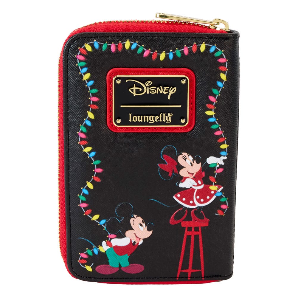 Loungefly Disney Donald Wrapped In Lights Zip Around Wallet