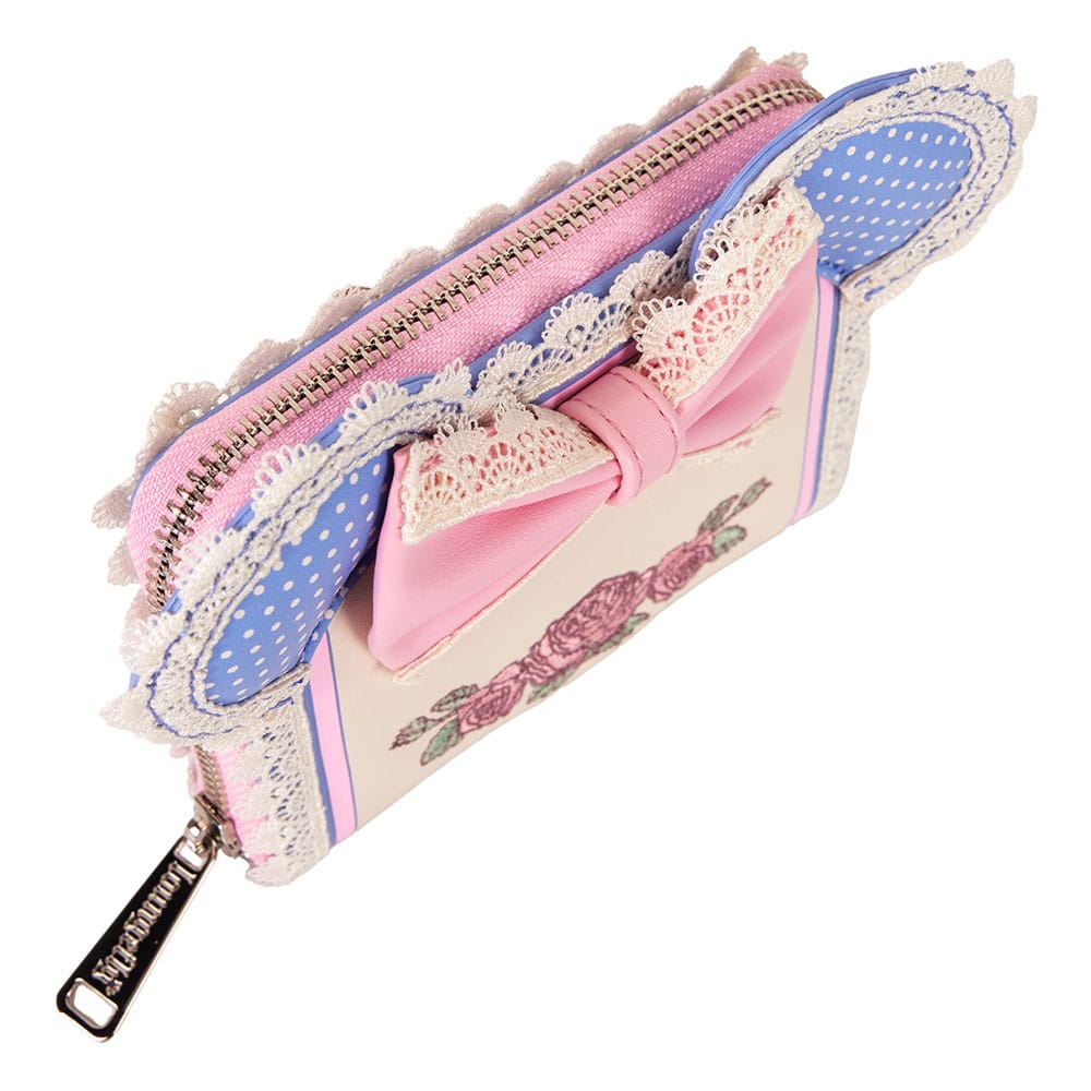 Disney Loungefly Minnie Mouse Floral and Lace Ears Wallet