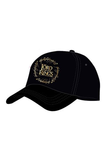 The Lord of the Rings Gold Logo Curved Bill Cap