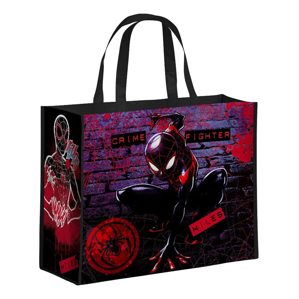 Spider Man Miles Morales Character Tote Bag