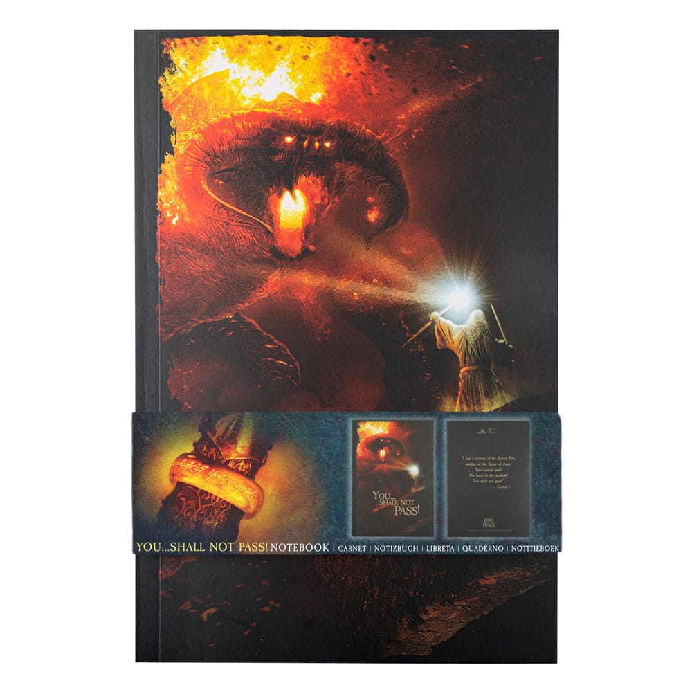 Lord of the Rings You Shall Not Pass Notebook