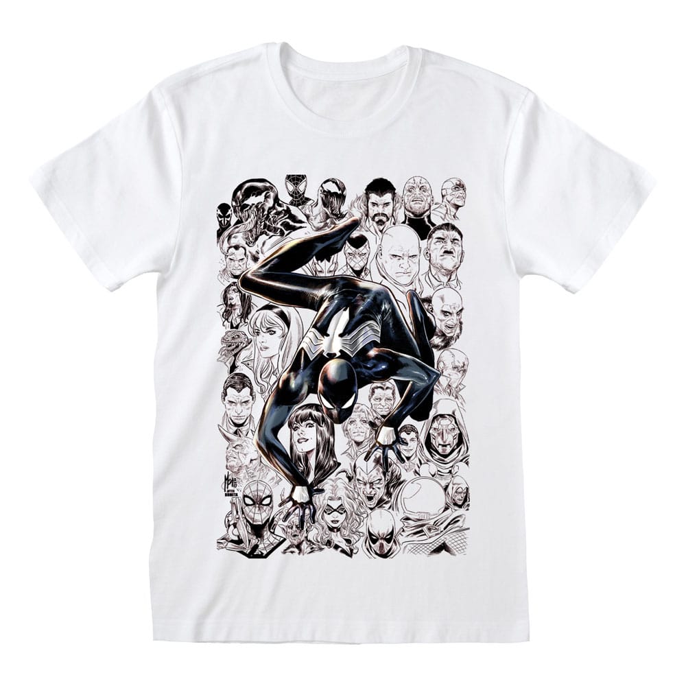 Marvel Spider Man Black Suit T-Shirt Size XL