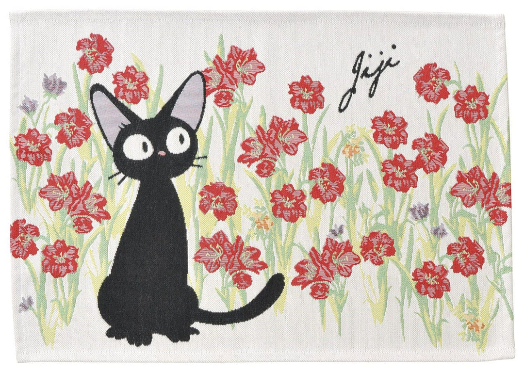 Kikis Delivery Service Jiji Red Flowers Cloth Lunch Napkin