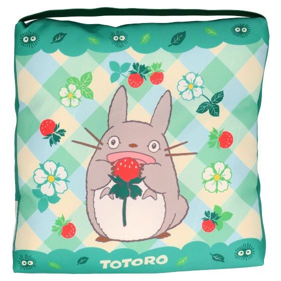 My Neighbor Totoro Totoro Strawberries Cushion 30 x 30 x 5 cm