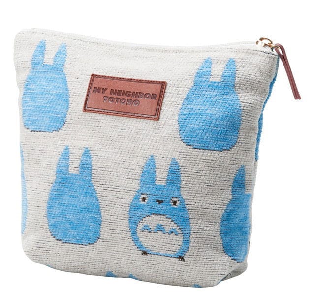 My Neighbor Totoro Totoro Silhouette Pouch Blue