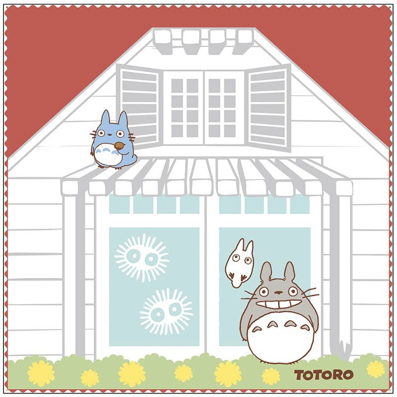 Studio Ghibli Totoro My Neighbor Totoro Satsuki and Mei House Mini Towel 25 x 25 cm