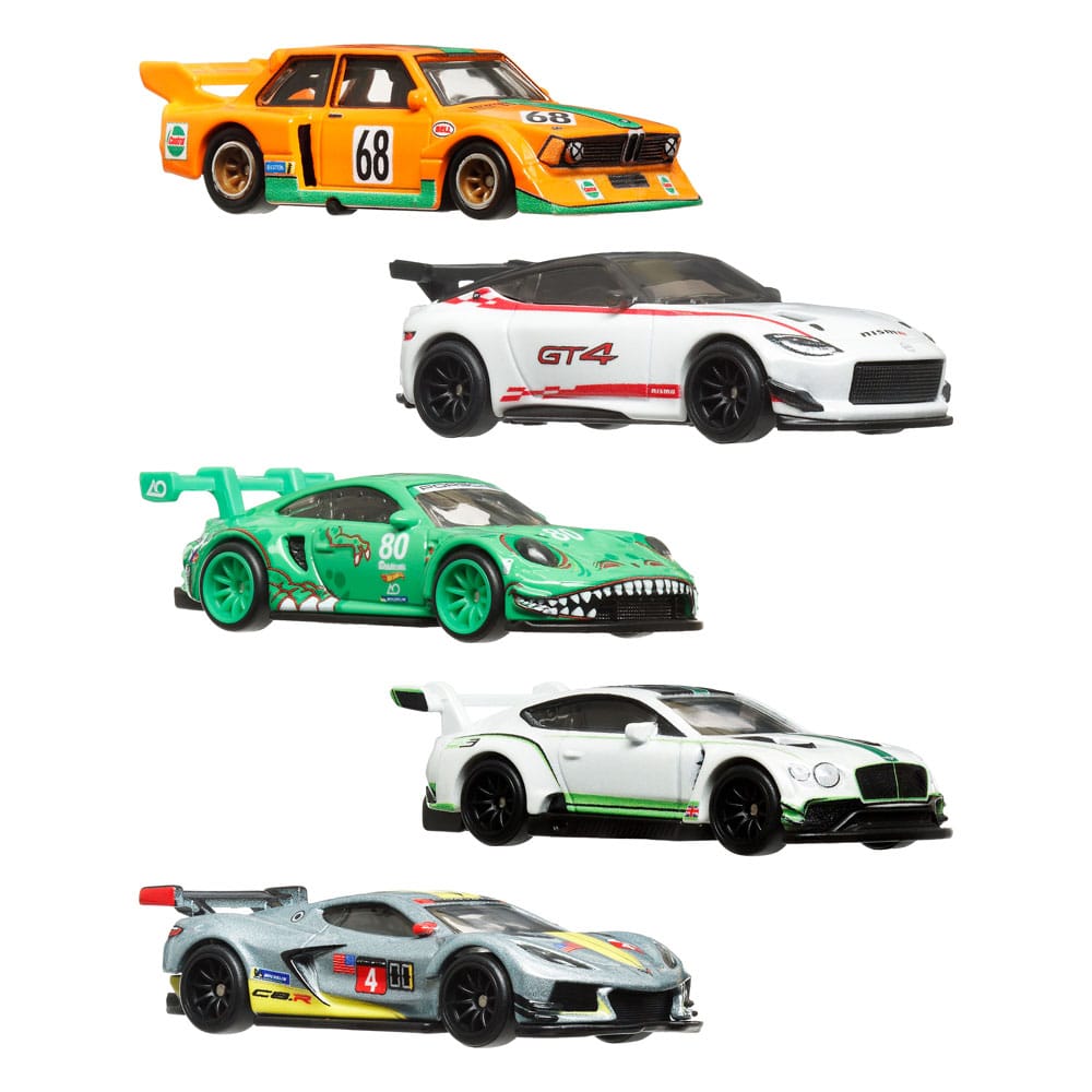 Mattel Hot Wheels Premium Diecast Vehicles Race Day 1 64 Assortment 10‑Pack