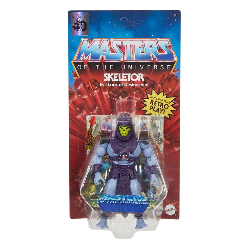 Masters of The Universe Origins 40th Anniversary 200X Skeletor Action Figure, side angle