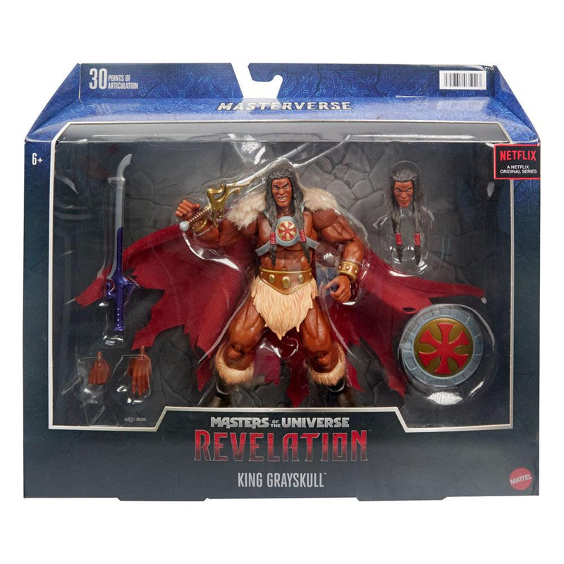 Masters of the Universe: Masterverse Deluxe King Grayskull Action Figure, side angle
