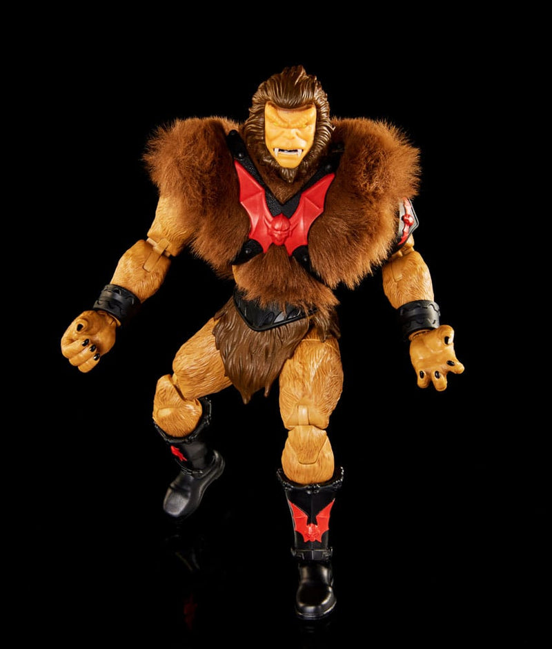 Masters Of the Universe Origins Grizzlor Action Figure, side angle