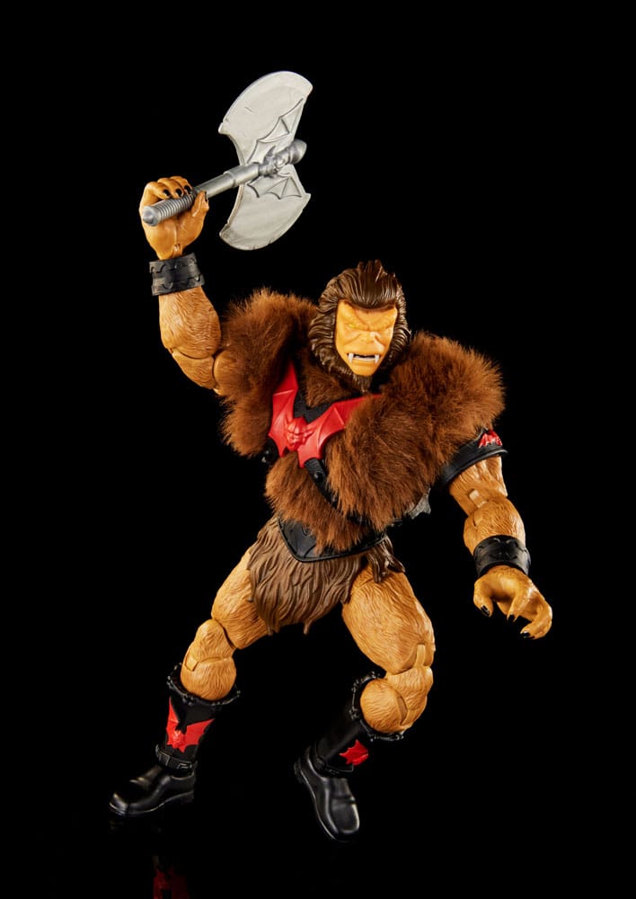 Masters Of the Universe Origins Grizzlor Action Figure, close-up detail
