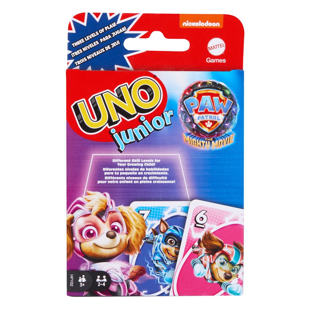 PAW Patrol The Mighty Movie UNO Junior Card Game POP! Vinyl Figure