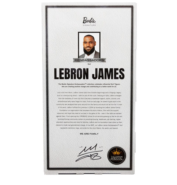 Barbie Signature Fashion Doll Kenbassador LeBron James