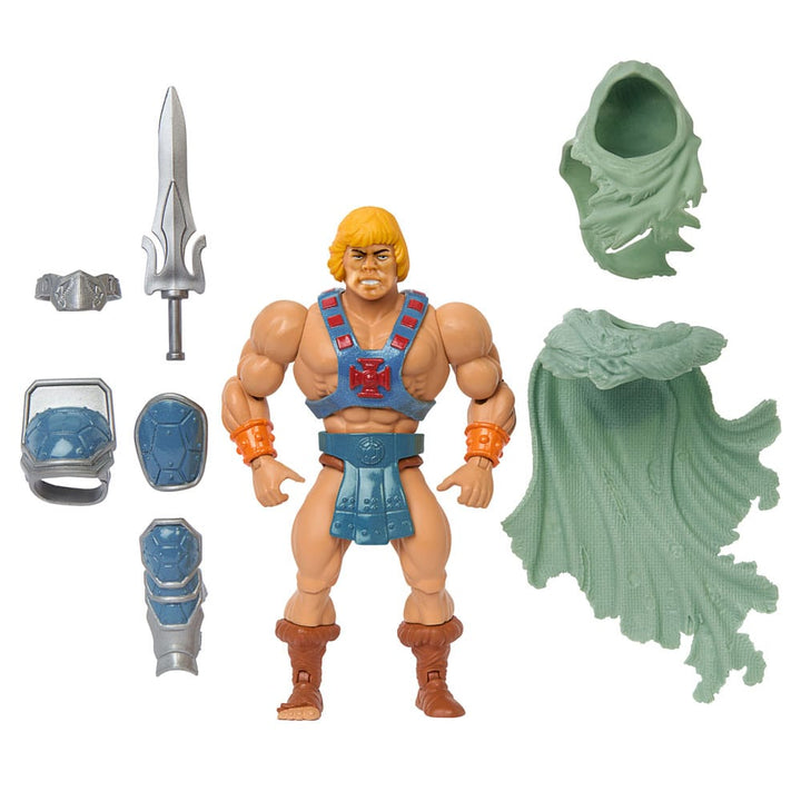 MOTU x TMNT Turtles of Grayskull Stealth He-Man 5.5" Scale Action Figure with Accessories