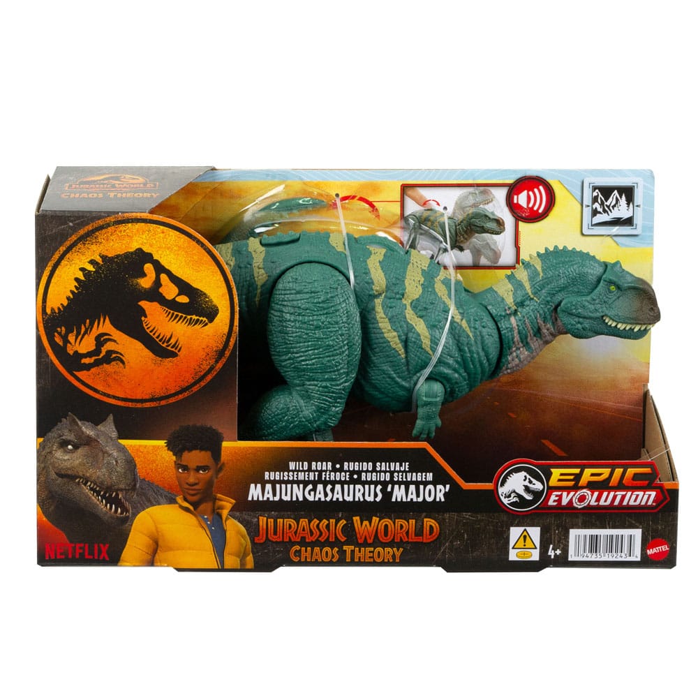 Jurassic World Epic Evolution Wild Roar Majungasaurus Action Figure