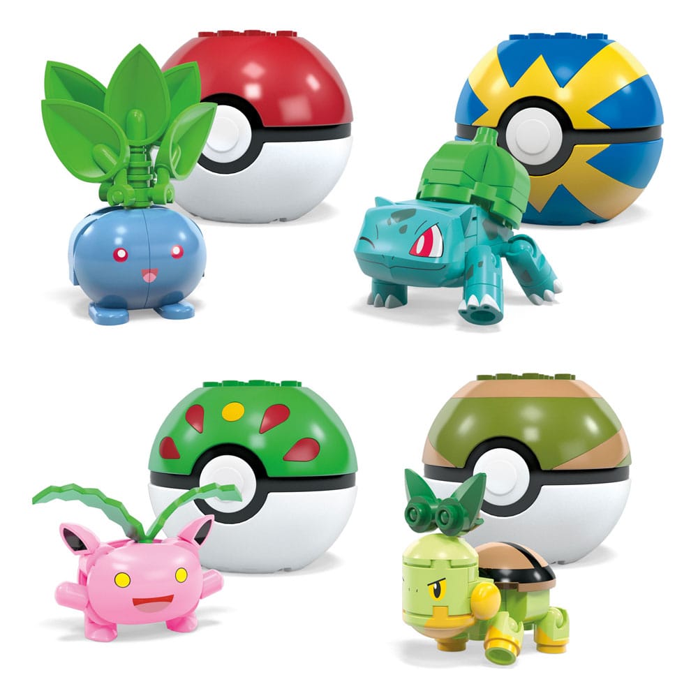 Pokemon MEGA Grass Type Trainer Team Building Toy Kit POP! Vinyl Figure